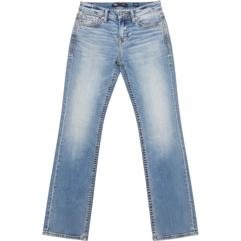 BKE Aiden Straight Leg Jeans Light Wash Denim 28x32 Mens
